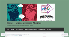 Desktop Screenshot of munsonmissions.org